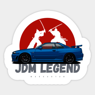 Skyline R34 Sticker